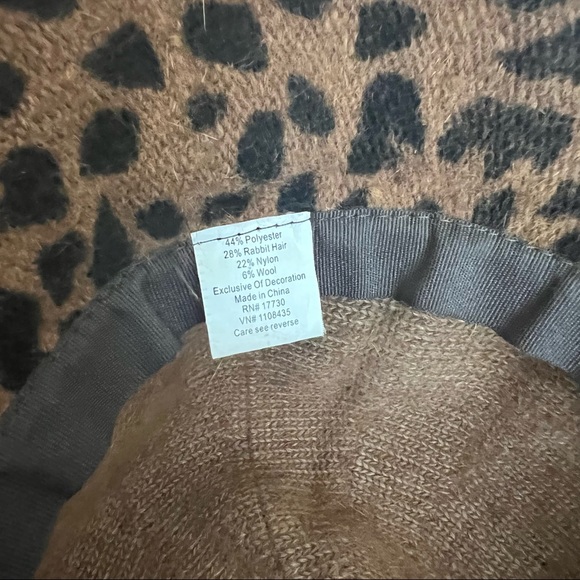 Vintage cheetah print cloche - Picture 4 of 4
